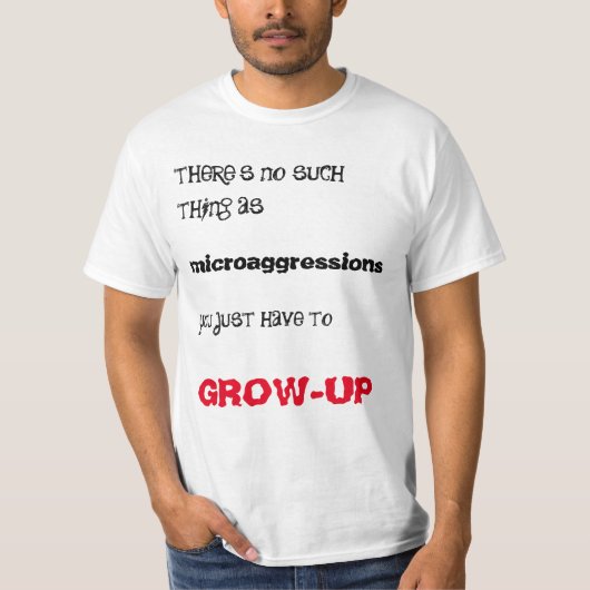 T-shirt Microaggression ? Élevez-vous- ! (Devant)