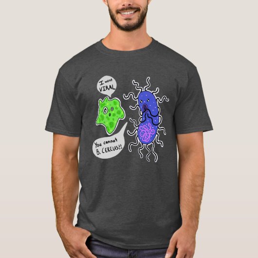 T-shirt Microbes Virales (Devant)