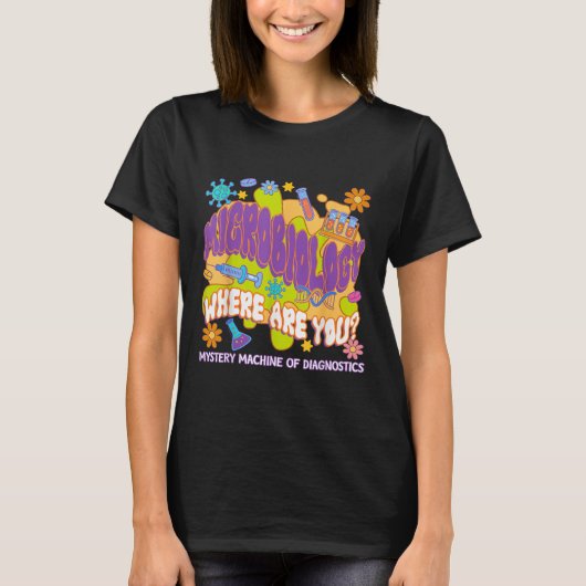 T-shirt Microbiologie Mystère Machine De Diagnostics Lab N (Devant)