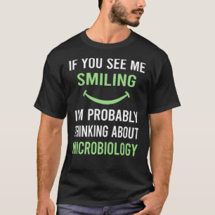 T-shirt Microbiologie souriante Microbiologiste