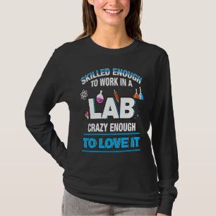 T-shirt Microbiologiste Biochimiste Pharmaceut Travail Lab