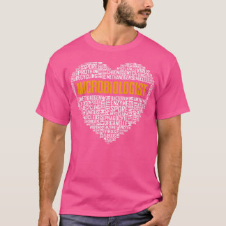 T-shirt Microbiologiste Coeur d'amour