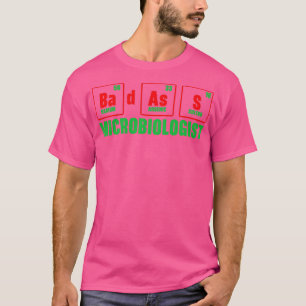 T-shirt Microbiologiste de Badass Biologie enseignant