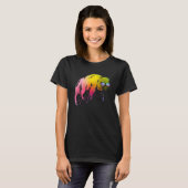 T-shirt Microbiologiste des micro-animaux de l'ours d'eau (Devant entier)