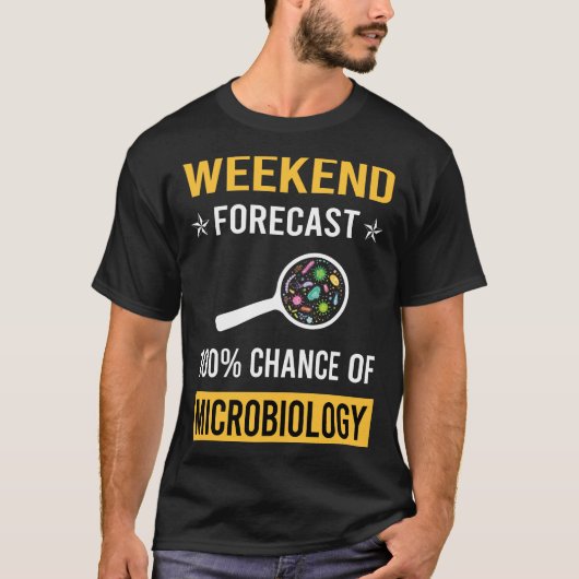 T-shirt Microbiologiste du week-end (Devant)