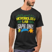 T-shirt Microbiologiste Microbiologie Lab Staph Lab Staph (Devant)