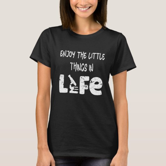 T-shirt microbiologiste microscope biologie microbiologie (Devant)