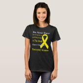 T-shirt Microcephaly Awareness Yellow Ribbon Support (Devant entier)