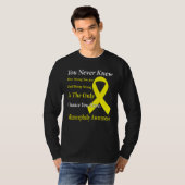 T-shirt Microcephaly Awareness Yellow Ribbon Support (Devant entier)