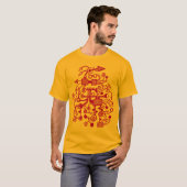 T-shirt Microcosme Macrocosme - Violet (Devant entier)