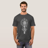 T-shirt MICROCOSMOS GODHEAD  Occult Sacred Geometry (Devant entier)