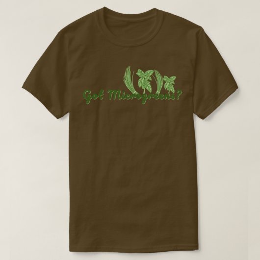 T-shirt Microgreens Jardinage 1 (Design devant)