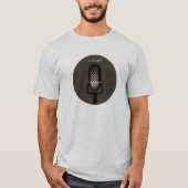 T-shirt Microphone ASMR Retro (Devant)