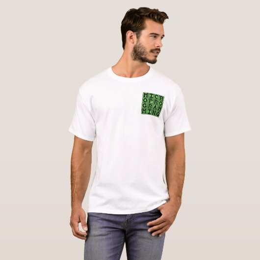 T-shirt Microprogrammation, Microcodes pour Microprocesseu (Devant entier)