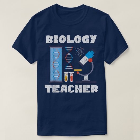 T-shirt Microscope Biologiste Science Laboratoire de biolo (Design devant)