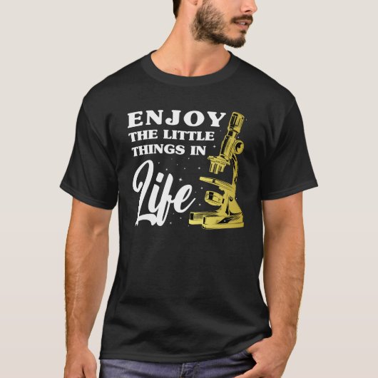T-shirt Microscope drôle, Microbiologistes Biologie Nerd (Devant)
