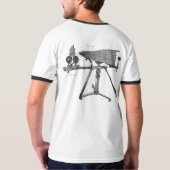 T-shirt Microscope du XVIIIe siècle Antique Science INSTRU (Dos entier)