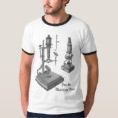 T-shirt Microscope du XVIIIe siècle Antique Science INSTRU (Devant)