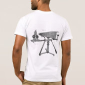 T-shirt Microscope du XVIIIe siècle Antique Science INSTRU (Dos)