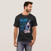 T-shirt microscope microbiologiste biologie science nerd l (Devant entier)