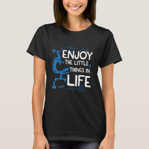 T-shirt Microscope Microbiologistes Biologie Nerd La Scien
