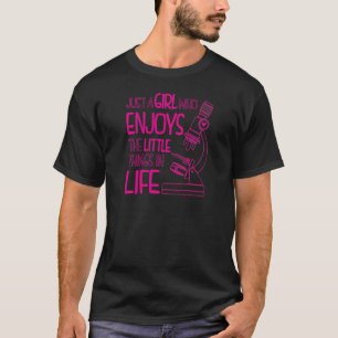 T-shirt microscope microbiologistes biologie nerd science