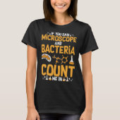 T-shirt Microscope Microbiology Laboratory Biology Science (Devant)