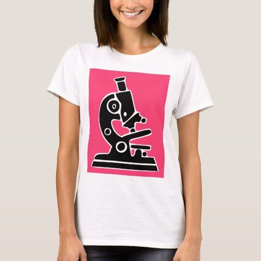 T-shirt Microscope rose (Devant)