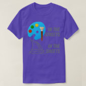T-shirt Microsoft Peindre Dans Les Feuilles Mi-Chemin Dans (Design devant)
