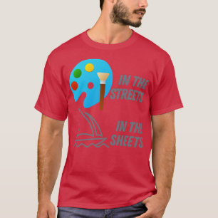 T-shirt Microsoft Peindre Dans Les Feuilles Mi-Chemin Dans
