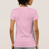 T-shirt Microsope modelé floral (Dos)