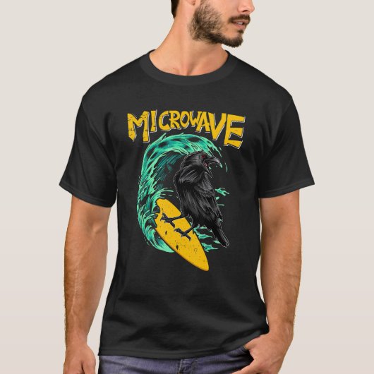 T-shirt Microwave Funfer Corbeau d'oiseaux (Devant)