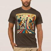 T-shirt Mid Century Jazz Age Quartet (Devant)