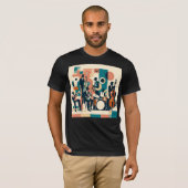 T-shirt Mid Century Jazz Age Sextet (Devant entier)