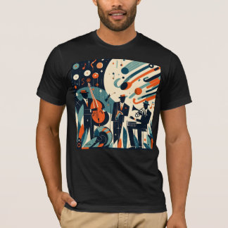 T-shirt Mid Century Modern Jazz Age Trio