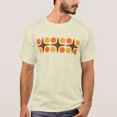 T-shirt Mid Century Modern Starburst Design (Devant)