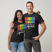 T-shirt Middle School Squad Teacher Student Team Back To S (Unisexe)