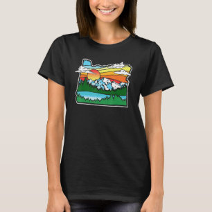 T-shirt Middle Sister Vintage Oregon Nature & Outdoors Ret