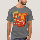 T-shirt Middleton Rt 114 Drive-In Middleton, MA Retro Driv (Devant)
