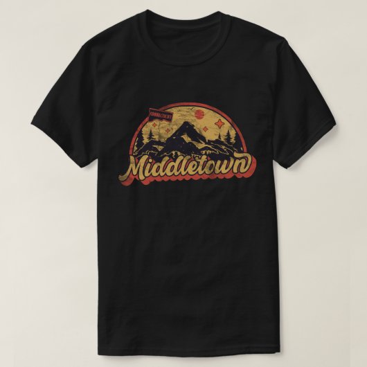 T-shirt Middletown, Connecticut (Design devant)