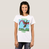 T-shirt Midge "VIBES D'ÉTÉ" (Devant entier)