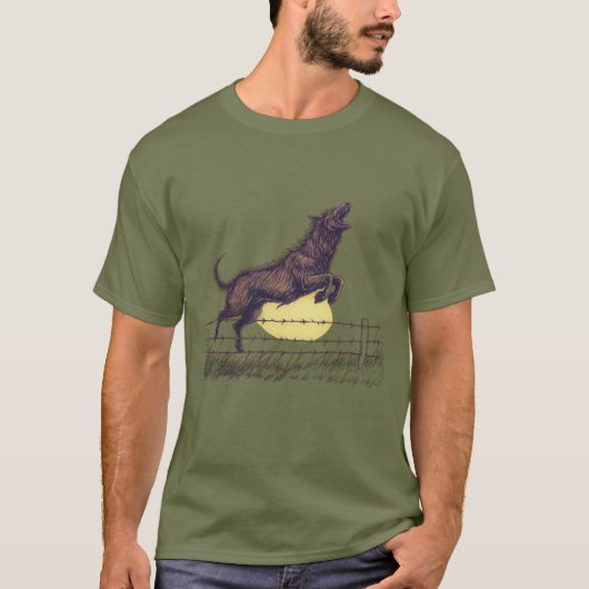 T-shirt Midnight Howler (Devant)