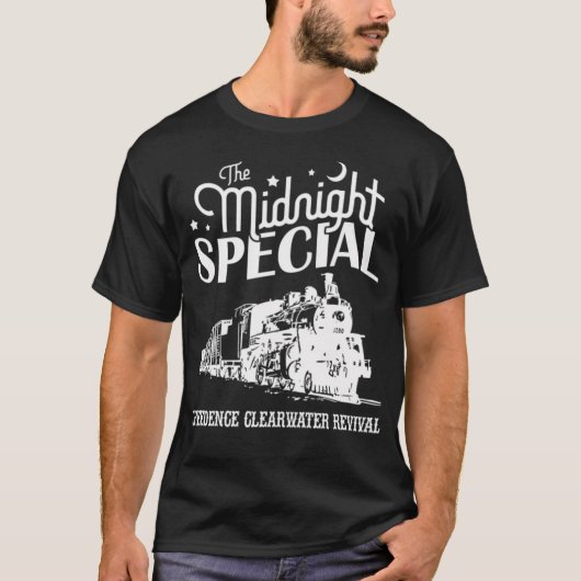 T-shirt Midnight Special Ccr American Rock Band (Devant)