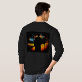 T-shirt Midnite à la manche longue pour hommes Pianotorium (Dos entier)