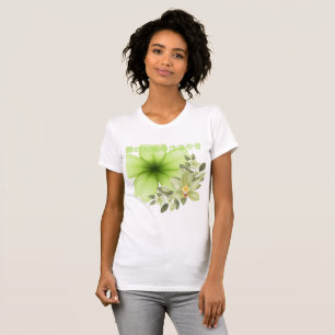T-shirt Midori no daichi no sasayaki blanc