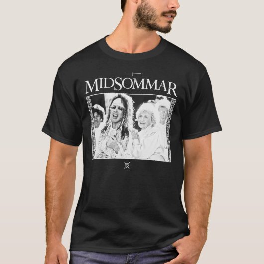 T-shirt Midsommar x Le chanteur Mariage Mashup Parodie Ess (Devant)