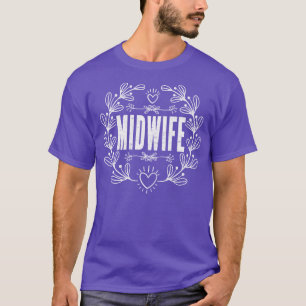T-shirt Midwifery Doula Baby Catcher Femmes Midwoman