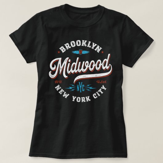 T-shirt Midwood Brooklyn 995 (Design devant)