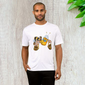 T-shirt Miel abeille avec paniers Amusants Animation Bee