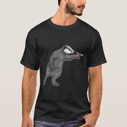 T-shirt Miel badger Darts Dart (Devant)